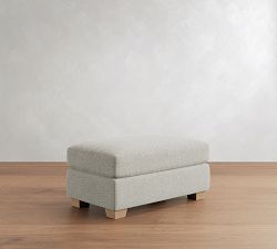PB Comfort Modern Square Arm Ottoman and a Half