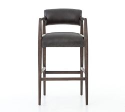 Belden Leather Barstool