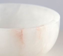 Handcrafted Alabaster Potpourri Bowl