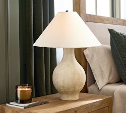 Artisan Ceramic Table Lamp (22''-27")
