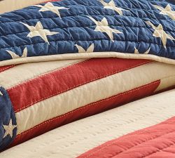 American Flag Reversible Quilt