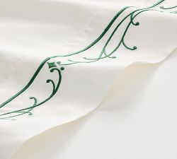 Wicked Embroidered Sateen Sheet Set