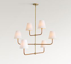 Harrison Leather Mobile Chandelier (47")