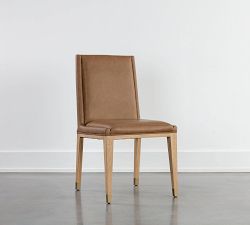 Paxon Faux Leather Dining Chairs - Set of 2