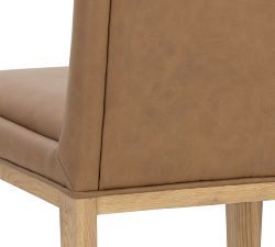 Paxon Faux Leather Dining Chairs - Set of 2
