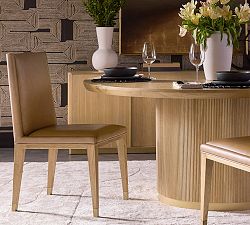 Paxon Faux Leather Dining Chairs - Set of 2