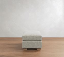 PB Comfort Modern Square Arm Ottoman and a Half