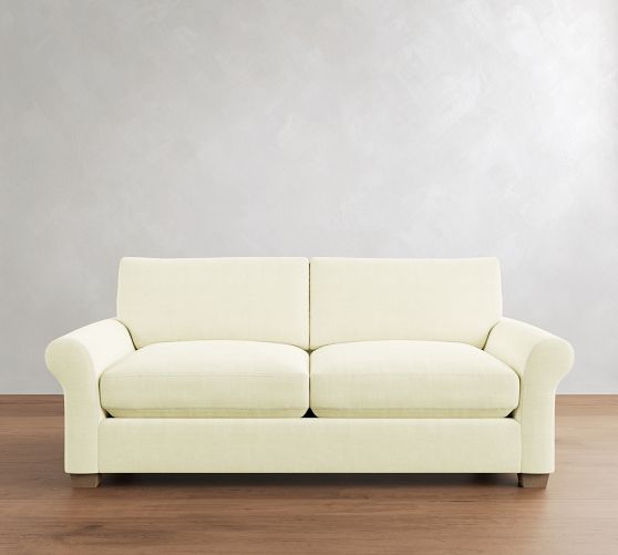 PB Comfort Modern Roll Arm Sleeper Sofa (62"-87") by Pottery Barn