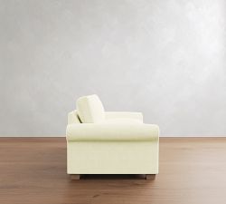 PB Comfort Modern Roll Arm Sleeper Sofa (62"-87")