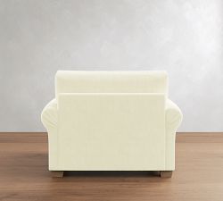 PB Comfort Modern Roll Arm Chair and a Half