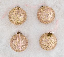 LoveShackFancy Pink Ornaments - Set of 4