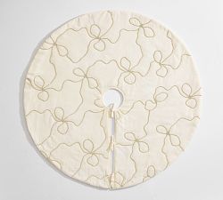 LoveShackFancy Rhinestone Bow Tree Skirt