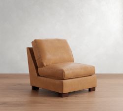 Build Your Own Turner Roll Arm Leather Sectional