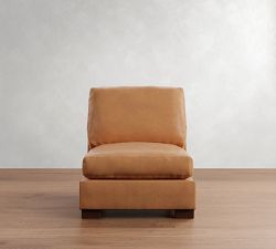 Build Your Own Turner Roll Arm Leather Sectional