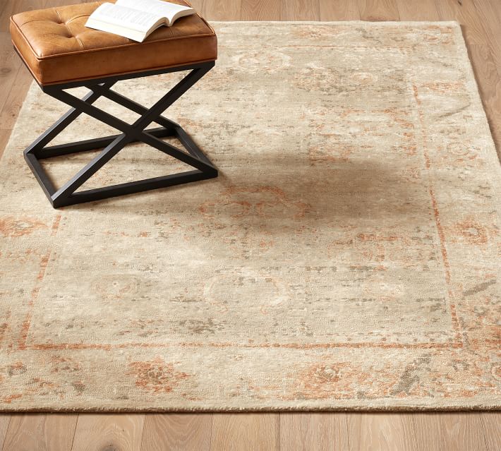 Nahla Hand-Tufted Wool Rug | Pottery Barn