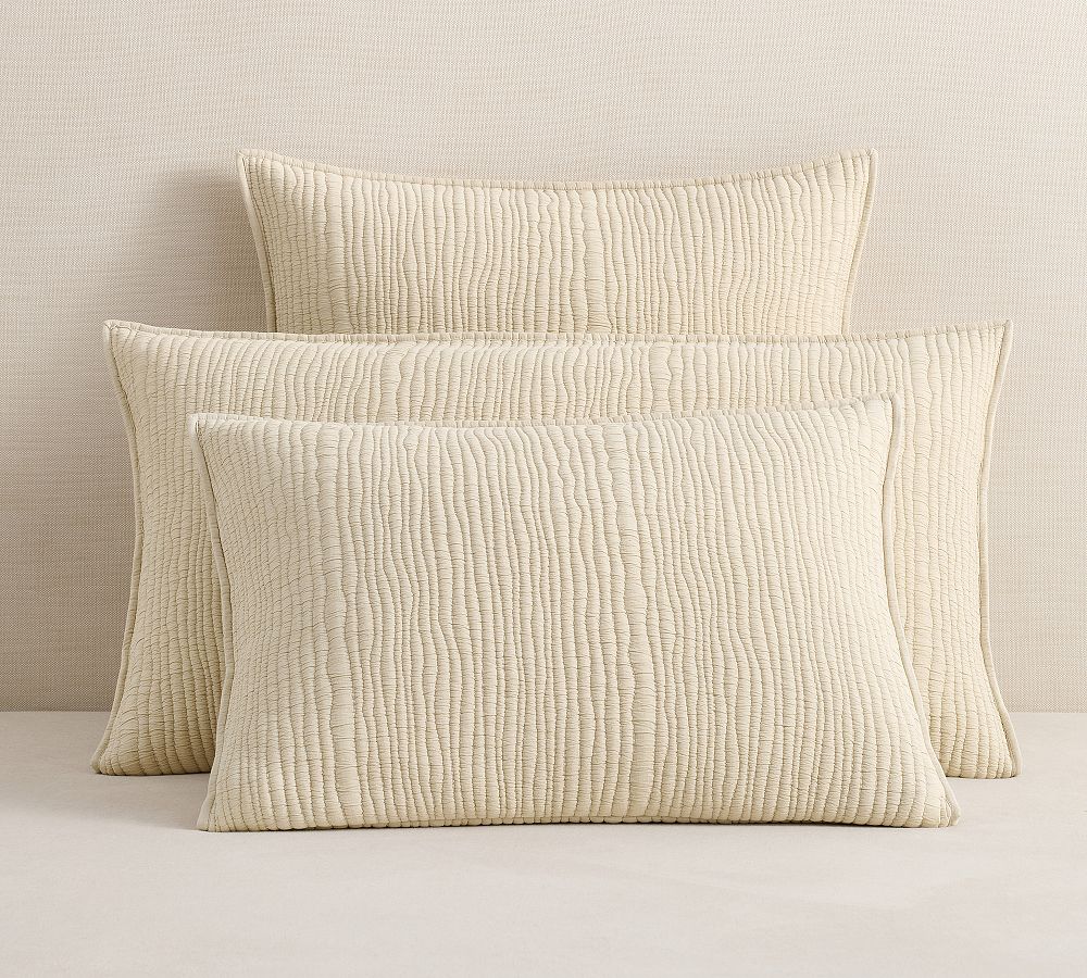 Coastal Washed Quilted Sham by Pottery Barn