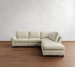 Turner Roll Arm 3-Piece Bumper Sectional (113")