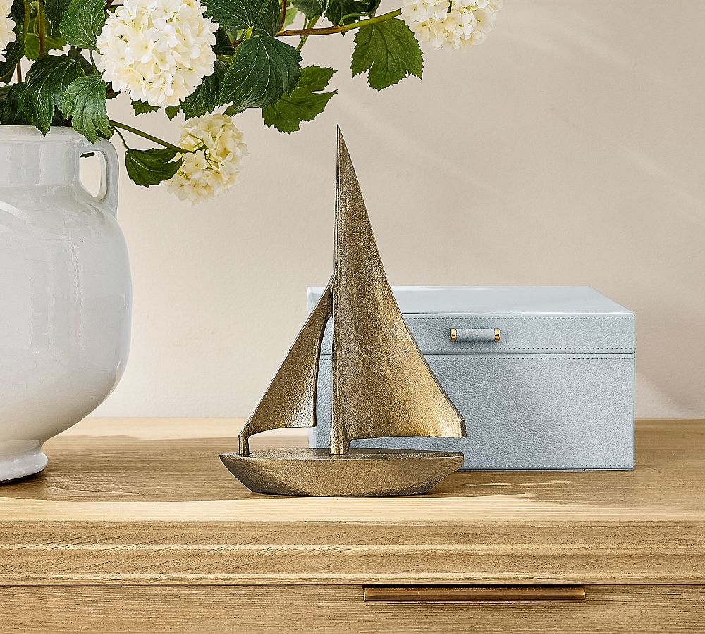 Brass Sailboat Object