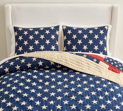 American Flag Reversible Quilt