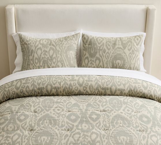 Ikat Jacquard Comforter by Pottery Barn