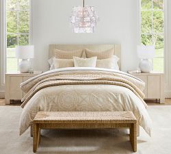 Dot Medallion Reversible Duvet Cover