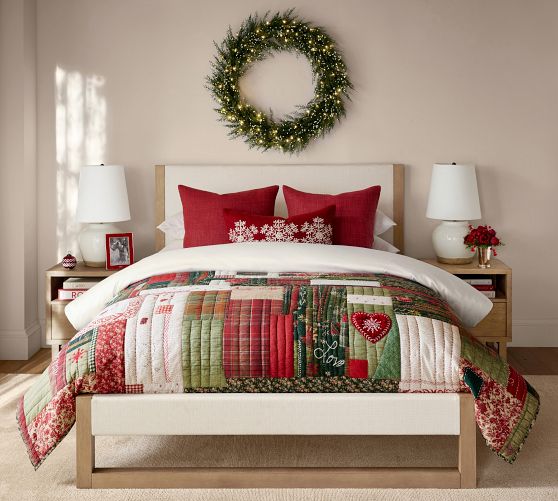 Holiday Love Reversible Quilt by Pottery Barn