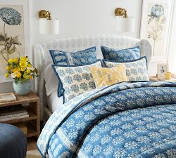 Floral Etching Framed Print