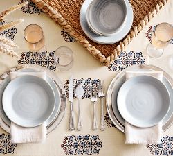 Larkin Outdoor Melamine 12-Piece Dinnerware Set