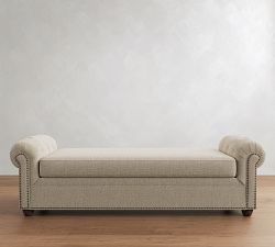 Chesterfield Roll Arm Settee (85")