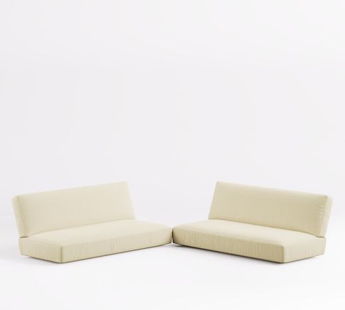 Malibu Metal 4-Piece Platform Sectional Set Cushions