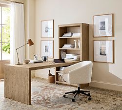 Dillon Peninsula Desk with Bookcase Suite (36")
