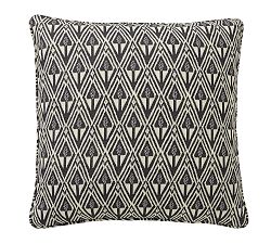 Open Box: Mitzi Print Pillow Cover,  20" -  Charcoal Multi
