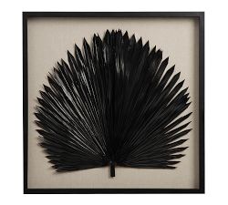 Palm Leaf Shadow Box Wall Art