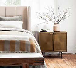 Argonaut Metal Cabinet Nightstand (25")