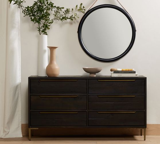 Braden Reclaimed Wood 6-Drawer Dresser (58") by Pottery Barn