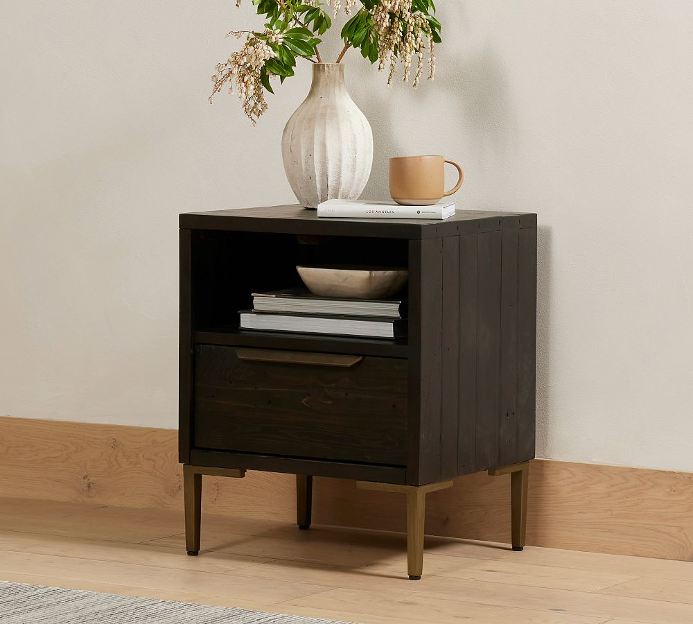 Braden Reclaimed Wood Nightstand (19") by Pottery Barn