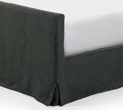 Cecile Slipcovered Platform Bed