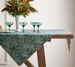Glinda &amp; Elphaba Reversible Cotton Table Throw