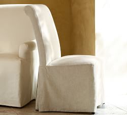 PB Comfort Roll Slipcovered Dining Chair