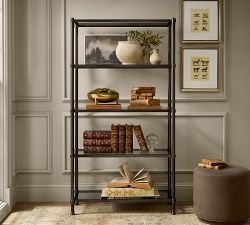 Everson Etagere Metal Bookcase (39")