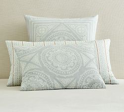 Dot Medallion Reversible Duvet Shams