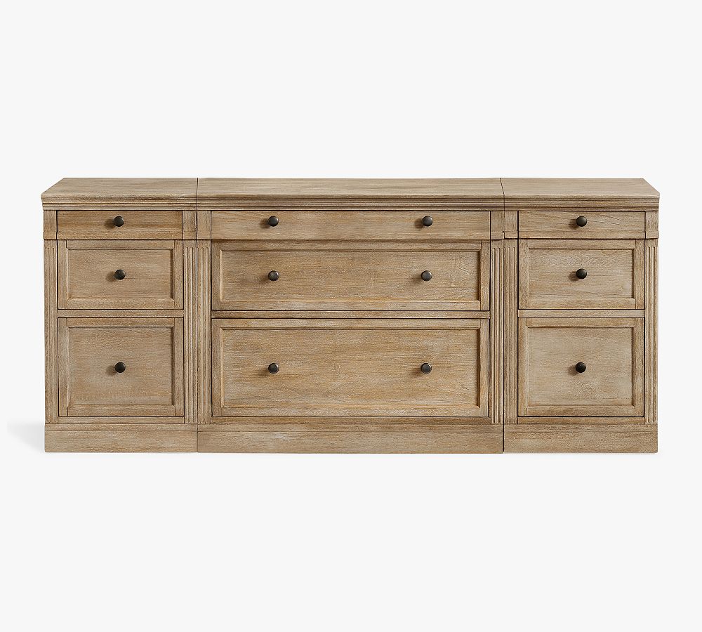Livingston Media Console with File Cabinets (70'') by Pottery Barn