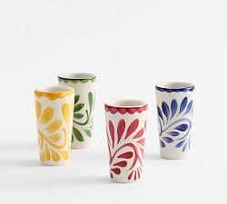 Puebla Porcelain Shot Glasses - Set of 4