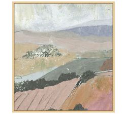 Fields of Color Framed Canvas