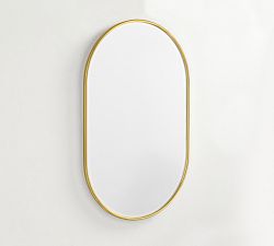 Vintage Pill Shaped Mirror
