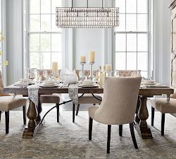 Adeline Crystal Rectangular Chandelier (37"-50")