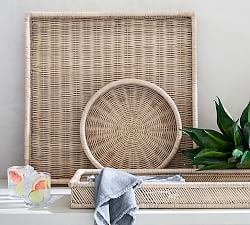 Eden Handwoven Rattan Trays
