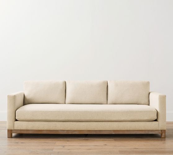 Jake Seadrift Wood Base Sofa (64"-120") by Pottery Barn