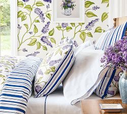 Mark D. Sikes Lilac Fields Reversible Comforter Shams