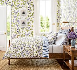 Mark D. Sikes Lilac Fields Reversible Comforter Shams